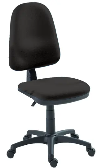 1080/MEK židle kancelářská, koženka BLOOM B 08 - koženka černá